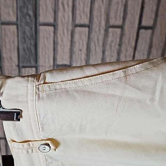 Alfred Dunner Capris Sz 14 Pretty Yellow - Picture 4 of 11